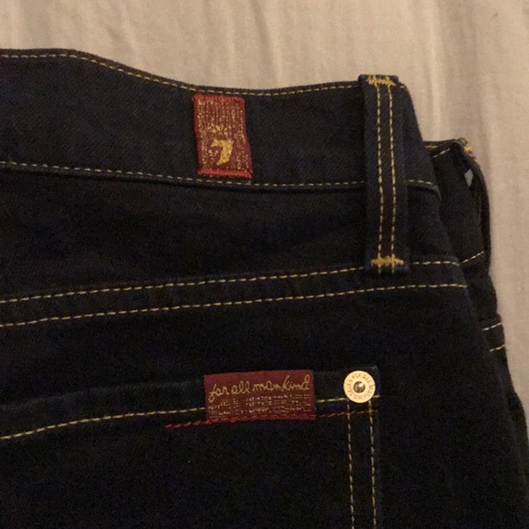 Seven for all mankind black denim with gold detail - Picture 3 of 6